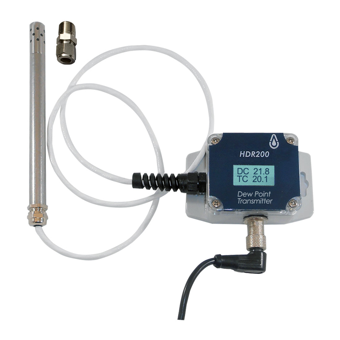 HD200 Dew Point Transmitter/Meter for High Temperature and Pressure Applications
