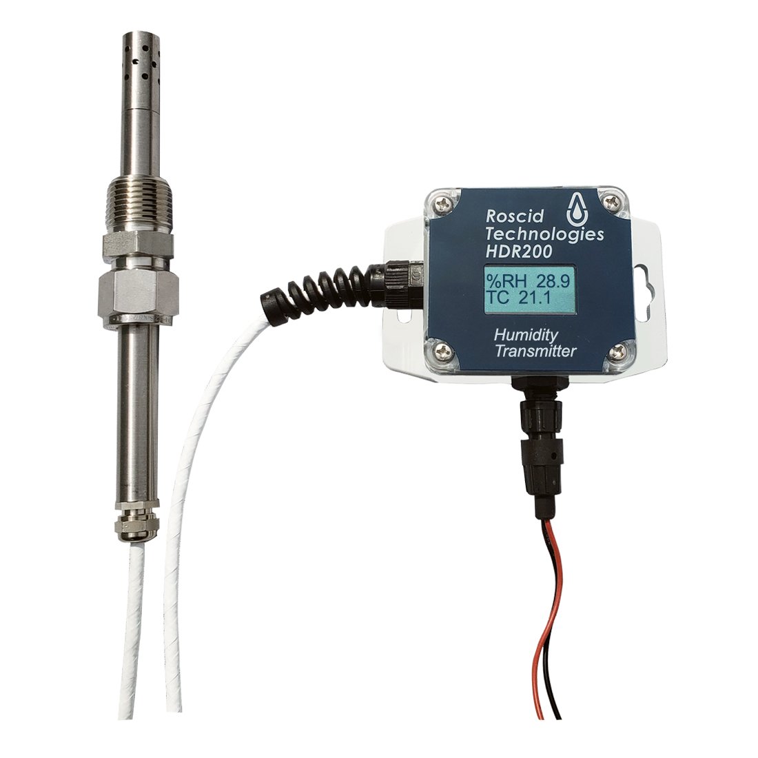 HR200 Humidity Transmitter/Meter for High Temperature and High Pressure  Environments