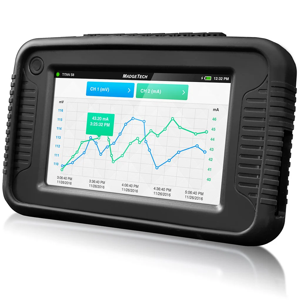 Titan S8 - 8 Channel Data Logger for Temperature, Process Voltage, Current and Pulse Signals Questions & Answers