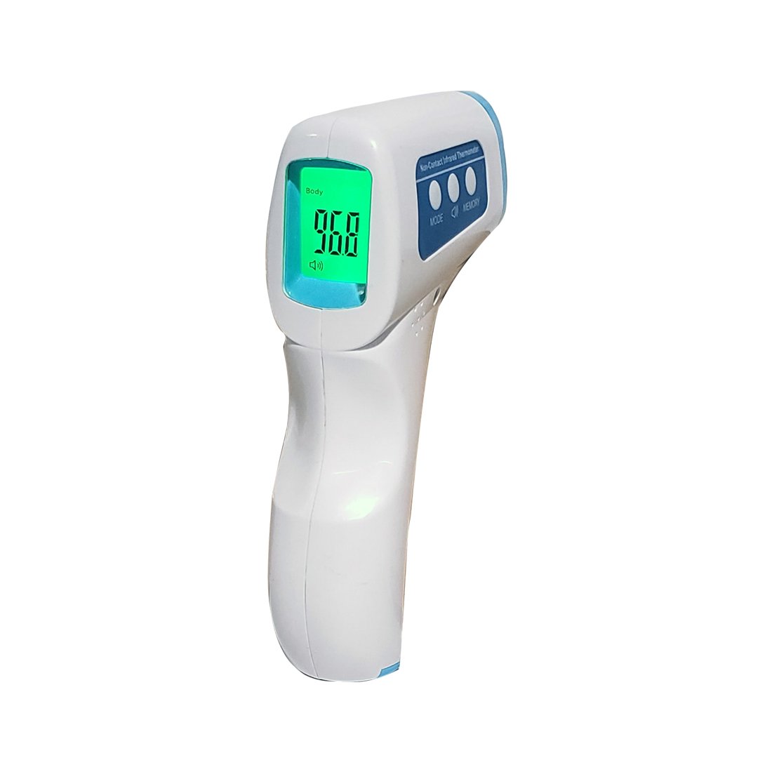 FDA Approved Non-Contact Body Thermometer with 3 Color Alarm Backlight Display Questions & Answers
