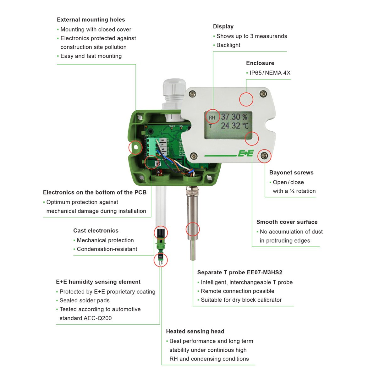 Easy Install Temperature and Humidity Probe