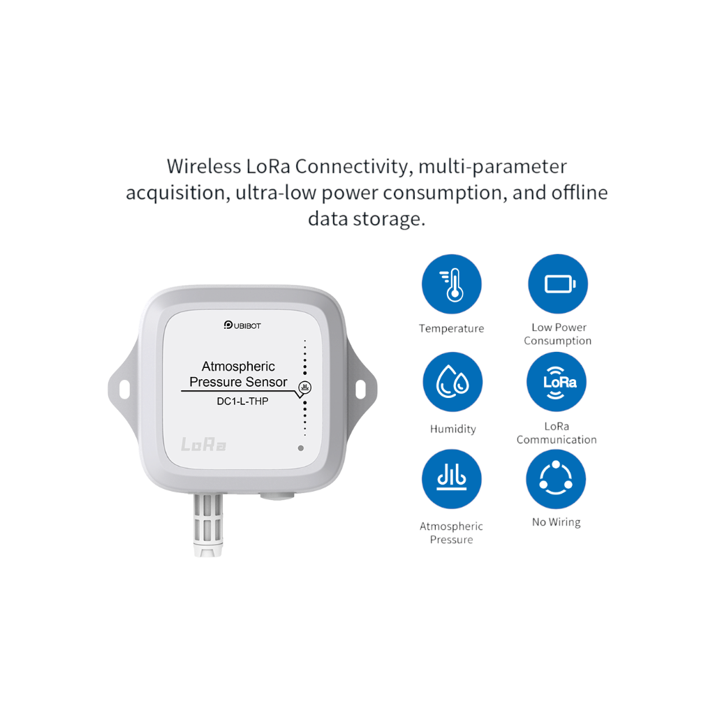 LoRa Atmospheric Pressure, Temperature and Humidity Sensor DC1-L-THP