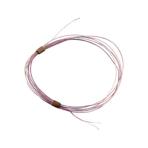 WTC-TT-36  PFA Insulated Type T 36 AWG Type Fine Gauge Beaded Wire Thermocouple with Stripped Leads