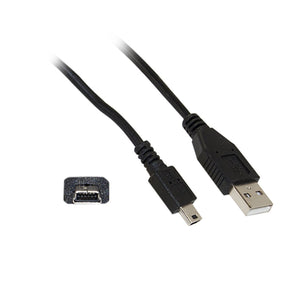 CAB-USB-MINI-B Micro USB 2.0 Cable, Type A to Mini B, 3ft