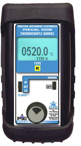 PIE 520B Thermocouple Calibrator/Source with Optional Rubber Boot