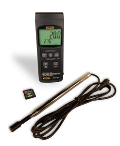Hot Wire Anemometer-Thermometer with Data Logging SD Card, General Tool's Model AF-GT-HWA4214SD