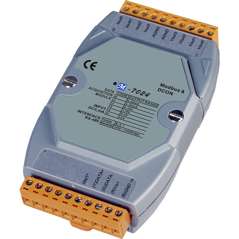 M-7024-G-CR Four Channel Analog Output Module