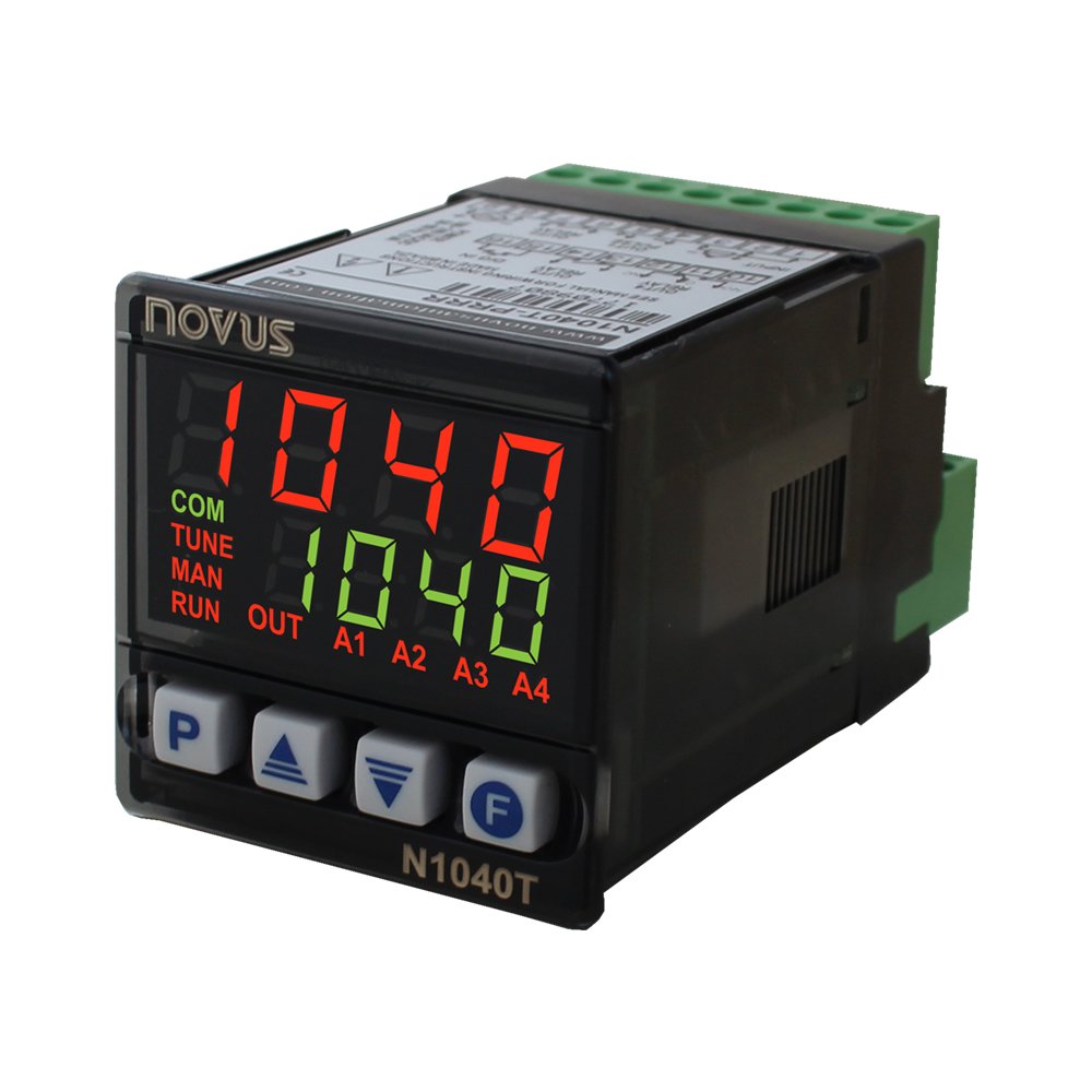 1/16 DIN PID Temperature Controller, USB, Two Outputs N1040-PR