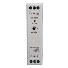 Unregulated DIN Rail Mount Power Supply - Front View