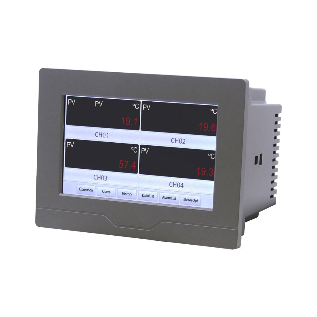 RDP15 Paperless Recorder/Data Logger for Up to Four Thermocouples, RTDs or Process Signals with 5 Inch Display