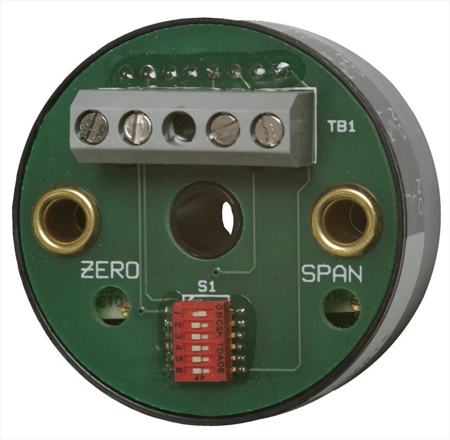 Isolated Two Wire Thermocouple Transmitter with Selectable Ranges- Devar Model SM815