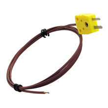 WTC-TT-24 MP PFA Insulated 24 AWG Beaded Wire Thermocouple with Miniature Male Connector