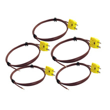 5 Pack of Type K Thermocouples