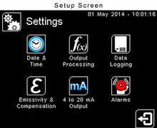 Software Setup Screen
