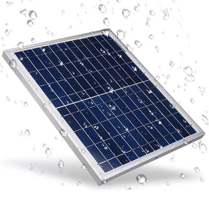 The Solar Cell Panel is IP67(water proof) rated