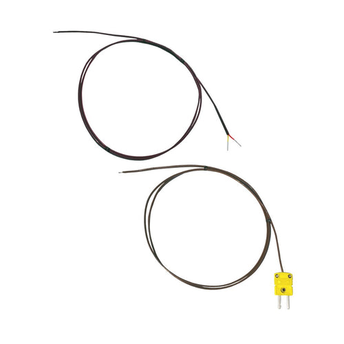 WTC  PFA Insulated  Custom Length Beaded Wire K Type Thermocouples